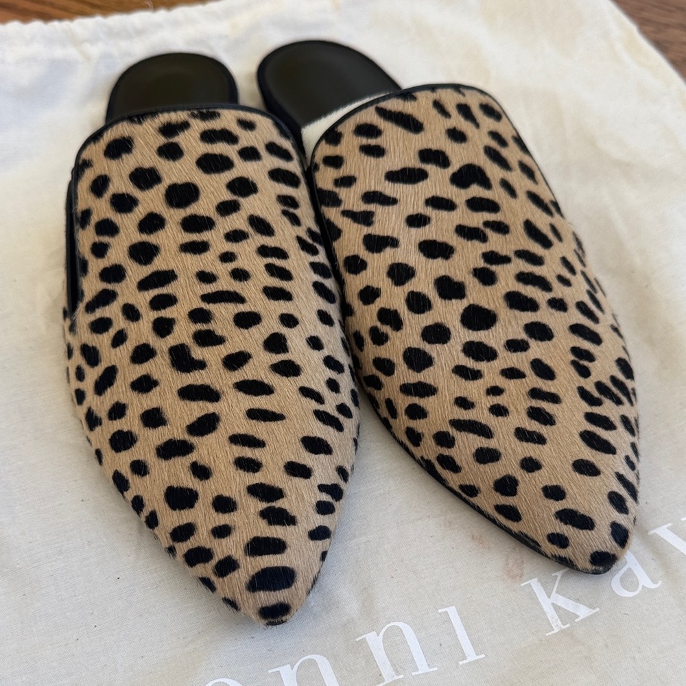 Jenni Kayne leopard print Mules